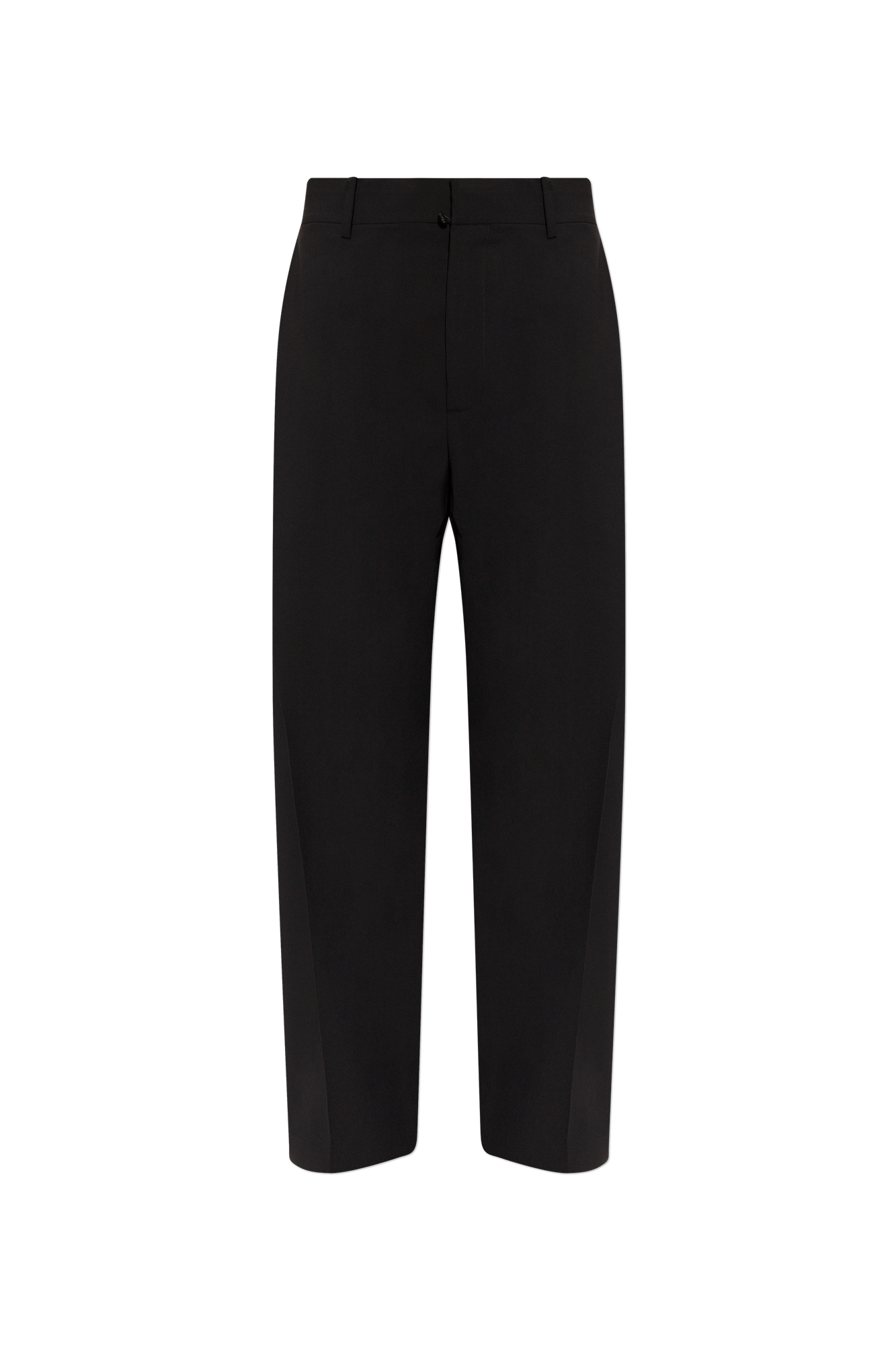 Dsquared2 Tailored Straight-Leg Crease Trousers – Black | Men's